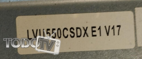 Pantalla 55" LVU550CSDX E1 V17 leer descripcion – no hacemos envios de pantallas