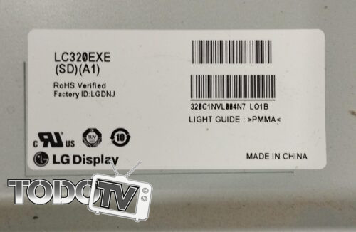 Pantalla 32" LC320EXE(SD)(A1) leer descripcion – no hacemos envios de pantallas