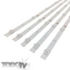Kit Tiras Led para: | Noblex DB58X7500 DB58X7550 | Philco Pld58us23ch | Sansei Tds2358uich | Nuevas! (T278)*