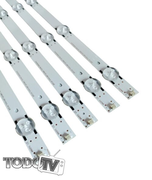 Kit Tiras Led para | Noblex DA50X6500 | Hisense HLE5017RTUX | BGH BLE5017RTUX | Sharp SH5020KUHD | (SHARP SH5020KUHD / SH5020KUHDX comprobar) | Nuevas! (T63)*