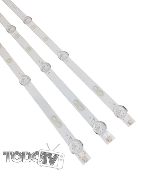 Kit tiras led para: | QUANTIC QI4368 | VIEWSONIC VTV4317G-FHDS | RDH rdh-4300-Sm | WINS WNS-143-SM | Audinac LTAP43-SD | Nuevas! (T244)*