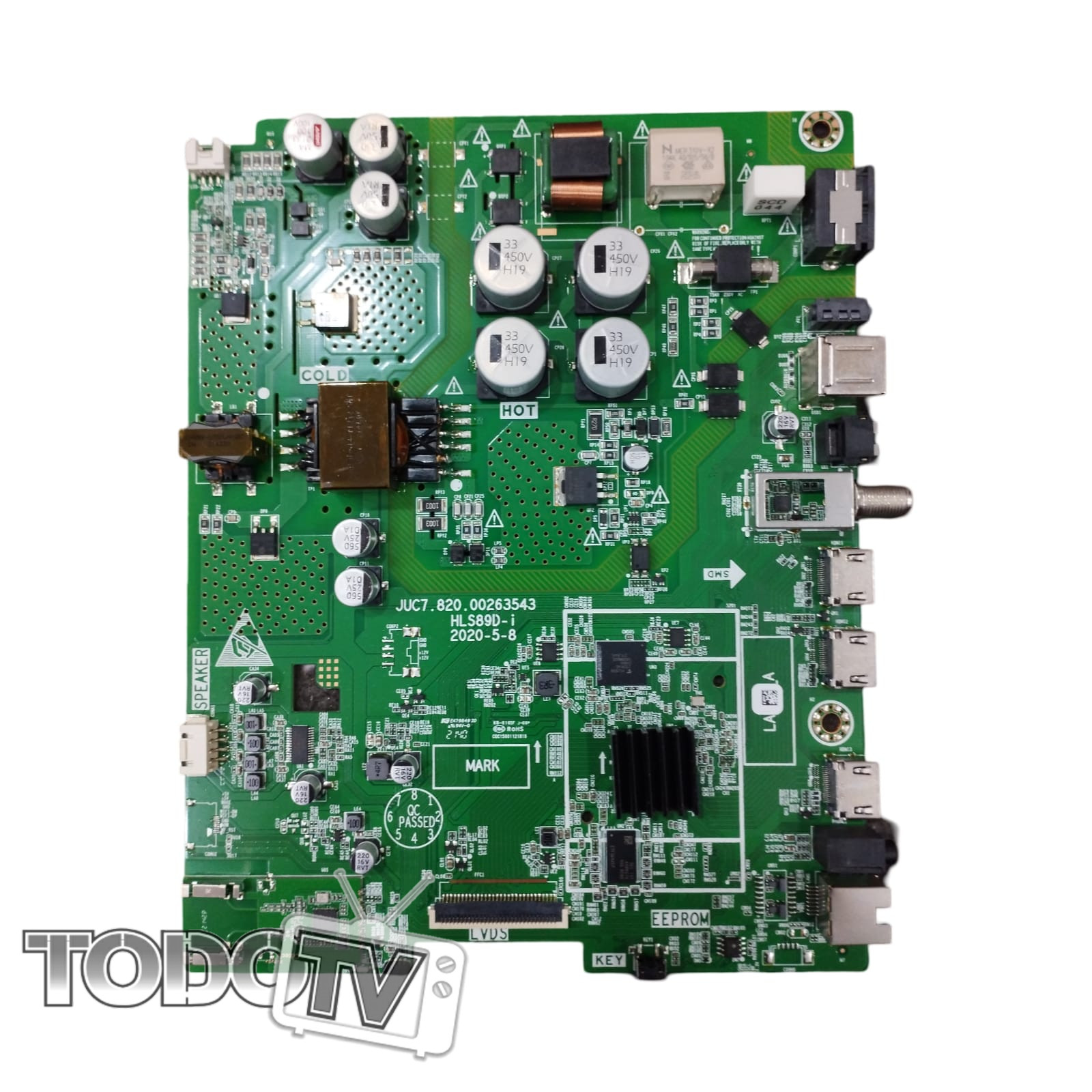 Placa main Noblex DB39X7000 - (Posible compatibilidad Philco PLD39HS21LCH) Nuevas! codigo JUC7.820.00263543 (nbox52) - Imagen 2