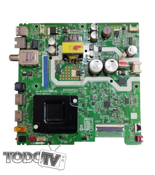 Placa main RCA R32AND compatible TCL L32S5400 - Hitachi CDH-LE32SMART23 - codigo 40-MT21XC-MPB2HG 11602-500839 ATENCION CHEQUEAR CONECTOR DE PANTALLA HAY DOS VERSIONES