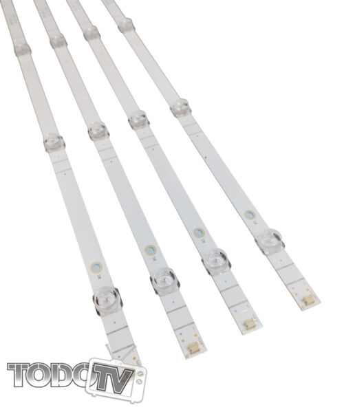 Kit tiras led para: | Noblex DK55X6500  DK55X6550  DK55X7500 | Philco PLD55US21A  PLD55US22A PLD55HS2250 | Sanyo LCE55SU1500 | Ashima AS55US21 | HISENSE 55A641GSV 55A64H | SANSEI TDS2255UI | Nuevas! (T135)**