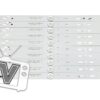 Kit tiras led para | Hyundai HYLED-60UHD | Daewoo DWLED-60UHD | RECCO RELED-60UHD | Nuevas! (t29)*