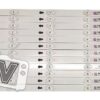Kit Tiras Led para | Hitachi Cdh-le654ksmart12 | TCL L65p4k L65p4ksilver | RCA L65p2uhd | Nuevas! (T115)* -12 tiras- - Imagen 3