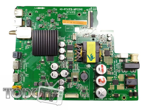 Placa main Placa main compatible TCL L40S6500 L40S65A-B L40S66E – RCA XC40SM – RCA S40AND AND40Y – HITACHI CDH-LE40SMART17 CDH-LE40SMART19 CDH-LE40SMART21 - codigo 40-RT41FB-MPC2HG // 40-RT41FB-MPD2HG tambien codigo 40-MT21K3-MPA2HG MT9221 MT21K3