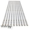 Kit Tiras Led para: | Noblex Da55X6500x SHARP SH5520KUHD SH5520KUHDX | Nuevas! (T170A)* - Imagen 2