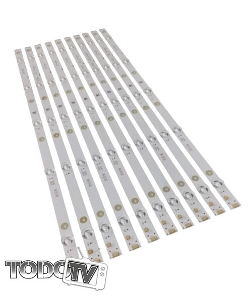 Kit Tiras Led para: | Noblex Da55X6500 SHARP SH5520KUHD SH5520KUHDX | Nuevas! (T170A)*