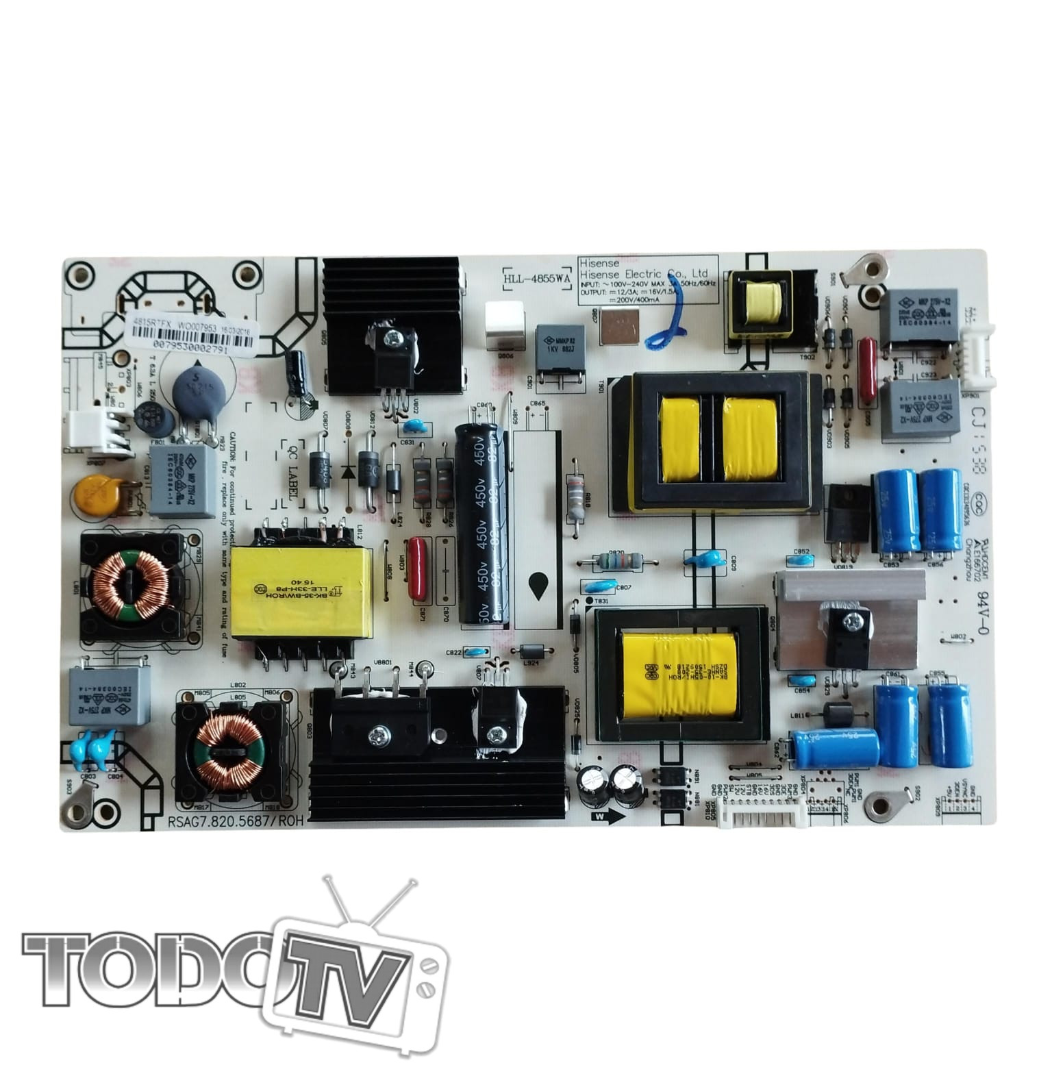 Fuente BGH BLE4815RT / BLE4815rtfx – Hisense HLE4815RT / HLE4815rtfx / 48k390vw codigo RSAG7.820.5687/roh Nuevas! (nbox1)* - Imagen 4