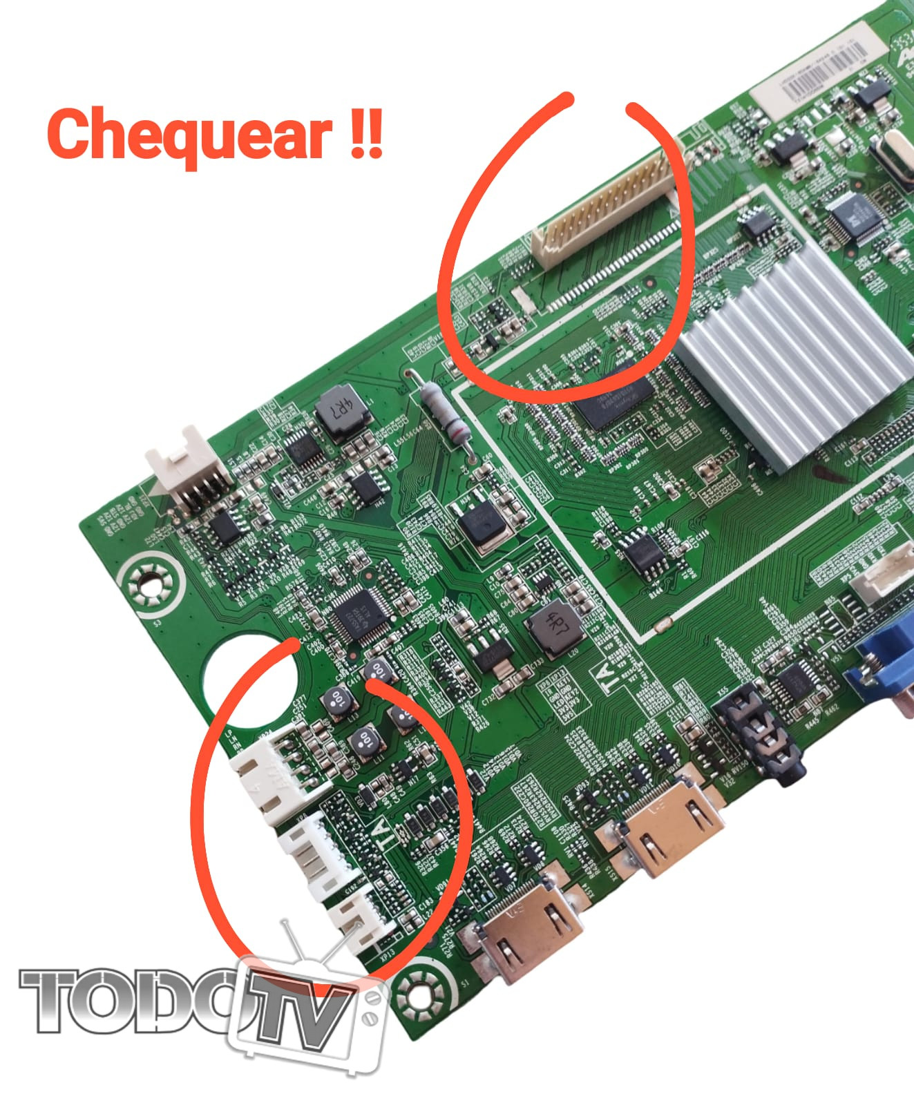 Placa Main BGH BLE3214D - HISENSE HLE3214D NUEVAS! - codigo RSAG7.820.5320/roh (NBOX65) - Imagen 2