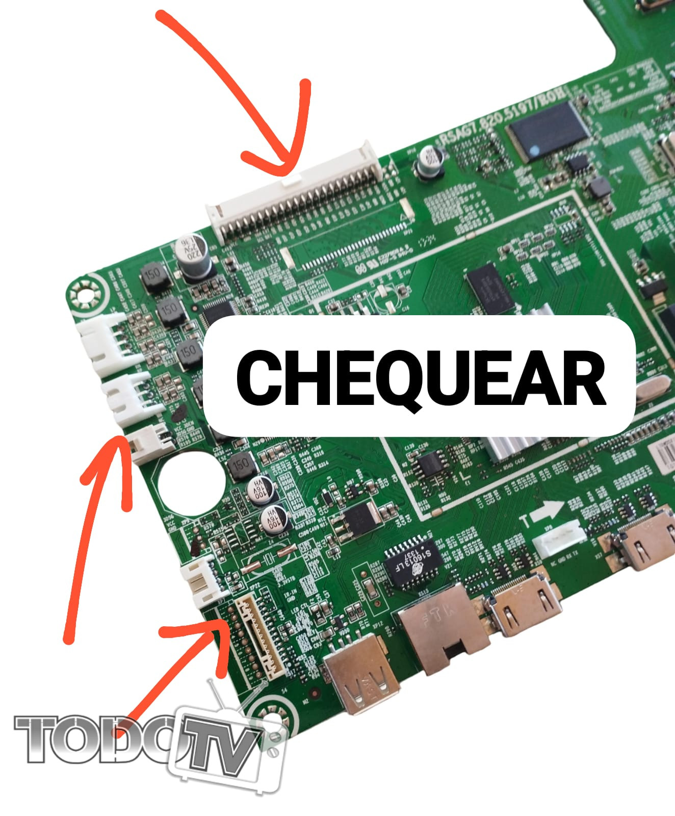 Placa main BGH Ble5513rti – para Noblex 42LD862FI (ver fotos y comparar ) RSAG7.820.5197/ROH Nuevas! (NBOX46) - Imagen 2