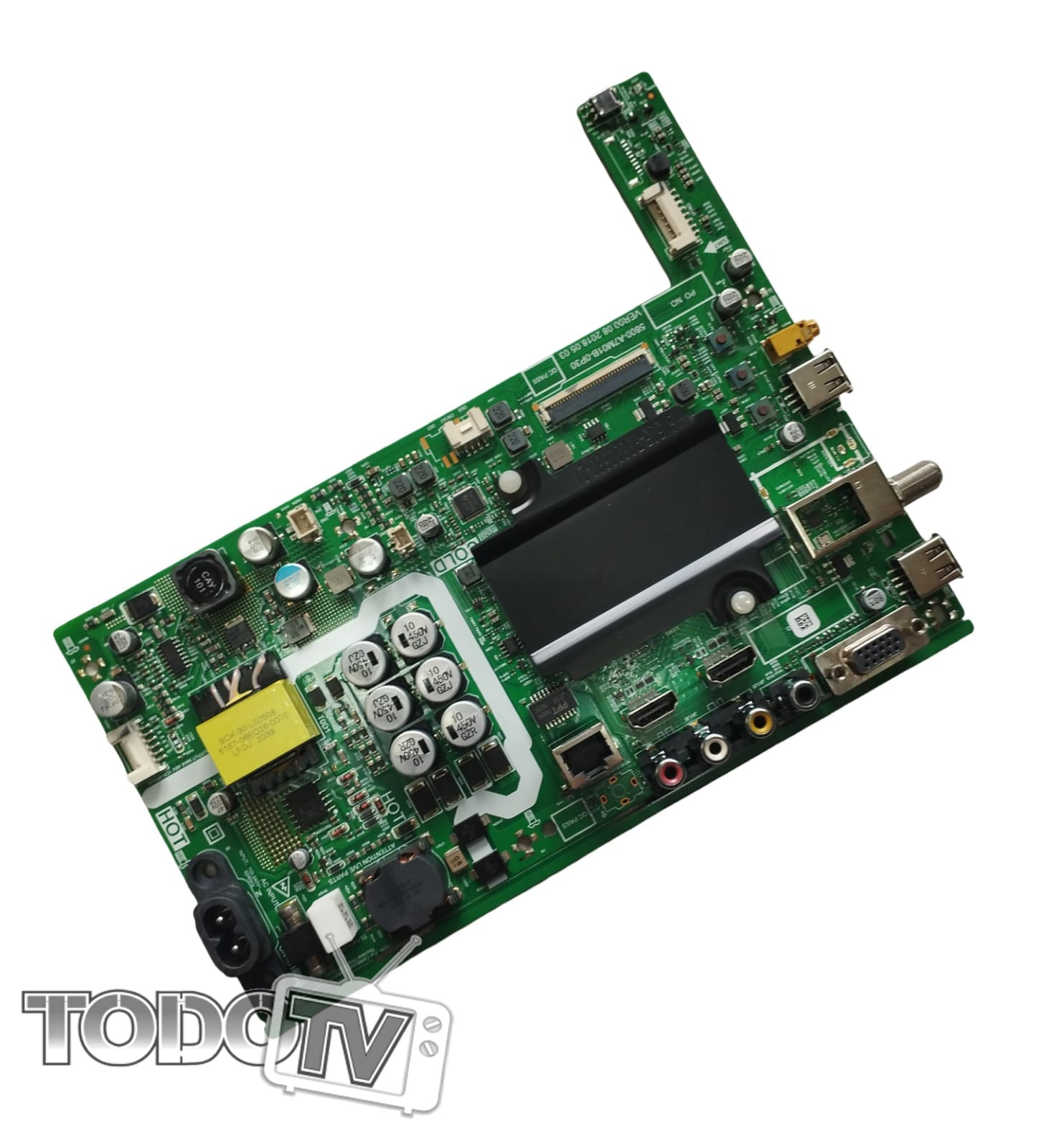 Placa main para: | Philco PLD32HS8B | SANSEI TDS1832HI | QUANTIC QI32U18S | TALENT TAL JFH-32SM | ADMIRAL 32NS18 | SANYO LCE32SH8200 | GOLDSTAR GO32HSM | para ( RCA L32SKSMART / L32BKSMART leer descripcion) | ATENCION sinto 1 boca pero funciona en el de 2 bocas | codigo 5800-A7M01B-0P30 Nuevas! | (NBOX60)
