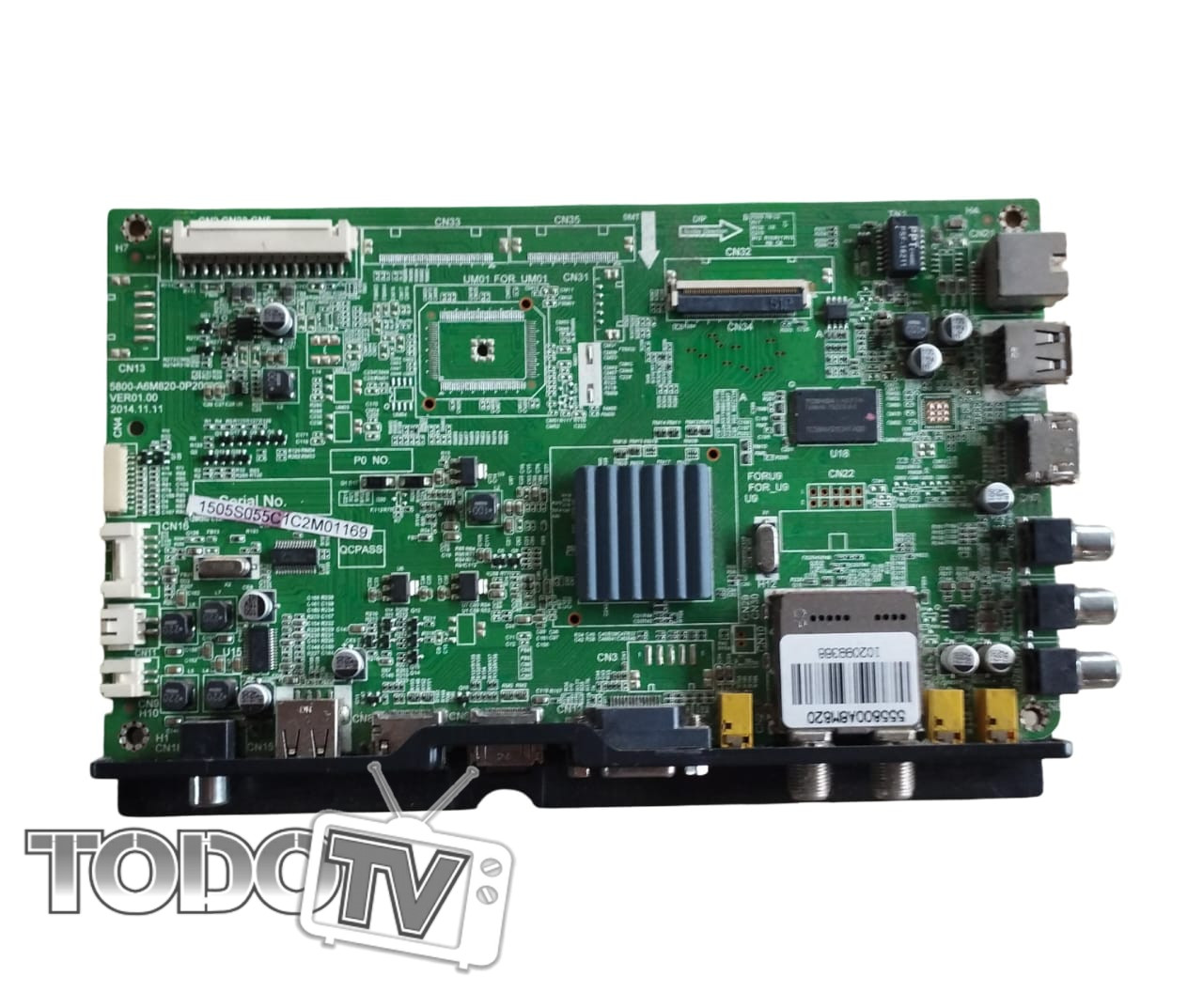 Placa main Tonomac TO-55-4491-smart - codigo 5800-A6M820-0P20