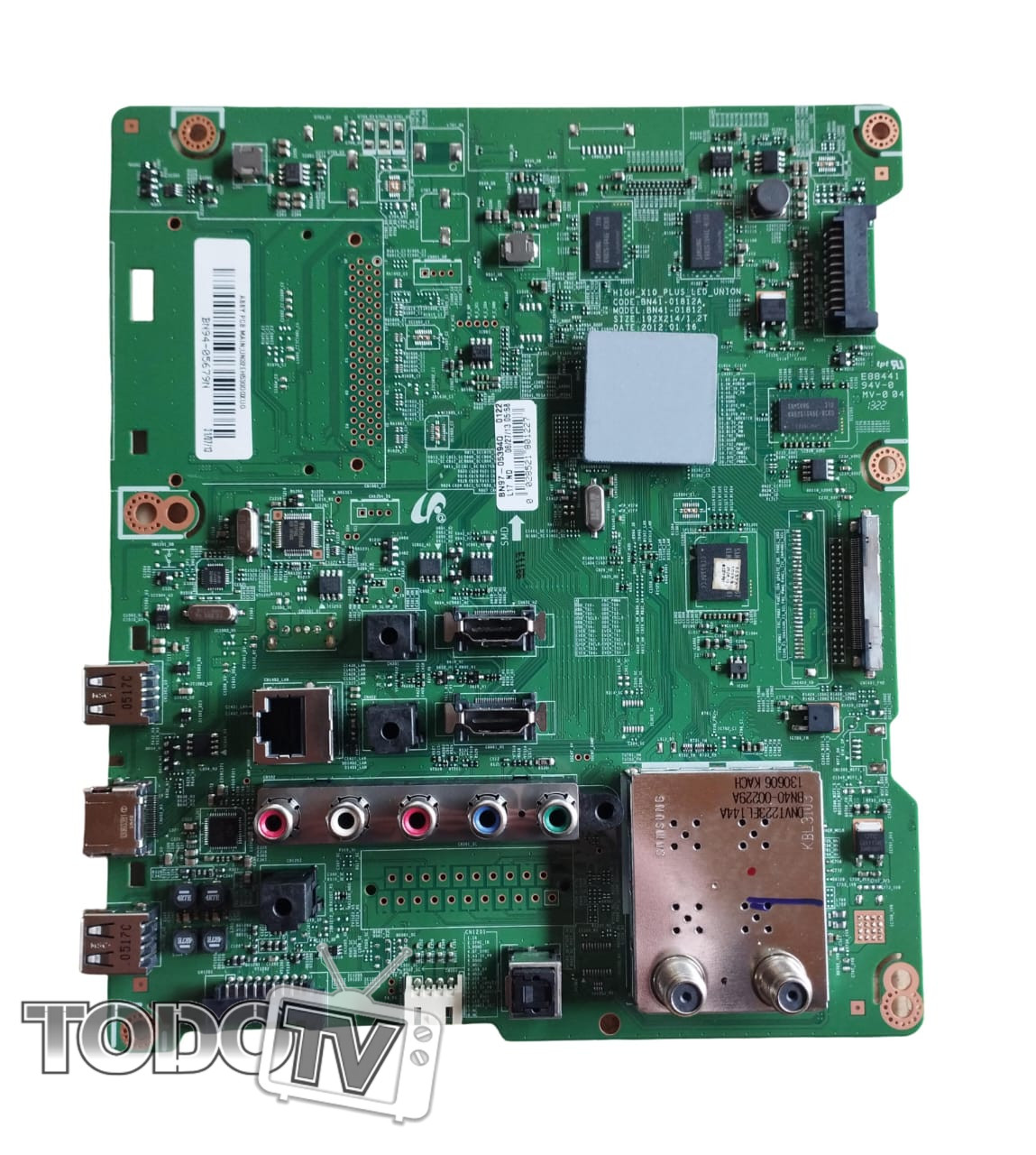 Placa Main Samsung | Un32eh5300g Un40eh5300g Un46eh5300g | código BN41-01812 | ATENCION chequear capacitores fuente antes de cambiar la main | Nuevas! (local esquina)