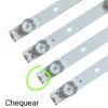 Kit Tiras Led para: | BGH BLE4916RTF | Hisense HLE4916RTF | Admiral 49K3110 | ATENCION chequear conector | Nuevas! (T171B)*