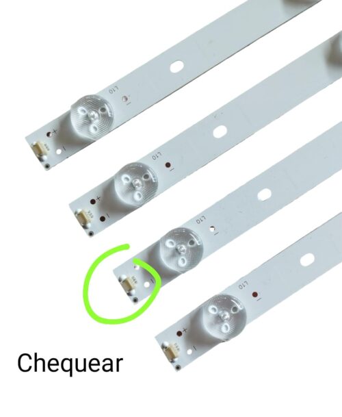 Kit Tiras Led para: | BGH BLE4916RTF | Hisense HLE4916RTF | Admiral 49K3110 | ATENCION chequear conector | Nuevas! (T171B)*