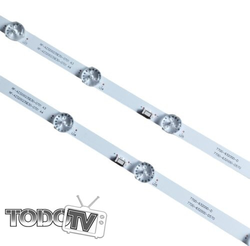 Kit Tiras Led para: | Noblex DM32X7000 | Philco PLD32HS9B | Admiral AD32E20 | Nuevas! (T318)*