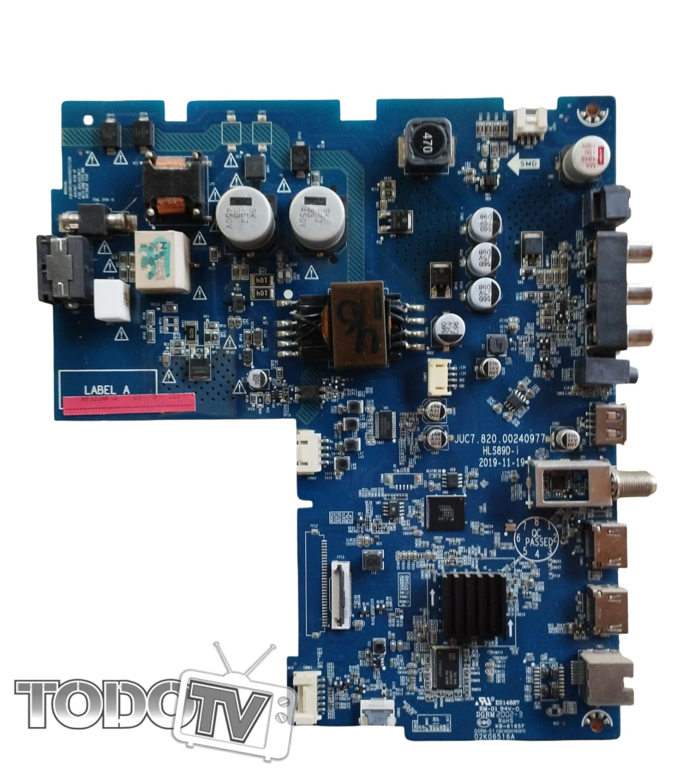 Placa main RCA XF32sm - codigo JUC7.820.00240977 HLS89D-i (CONECTOR PANTALLA CHICO) - Imagen 2
