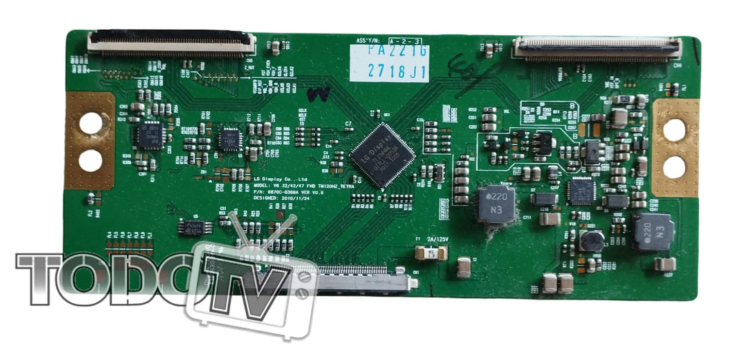 Placa Tcom V6 32/42/47 FHD TM120hz_TETRA 6870C-0368A - (box8)