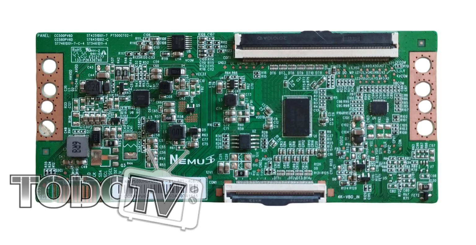 Placa Tcom | N4TP500UHDPV6D-F-K1-A01-4C8726 | CC500PV6D CC580PV6D ST7461D01-7-C-4 ST4251D01-7 ST6451D02-C ST5461D11-4 PT500GT02-1 | (box22)