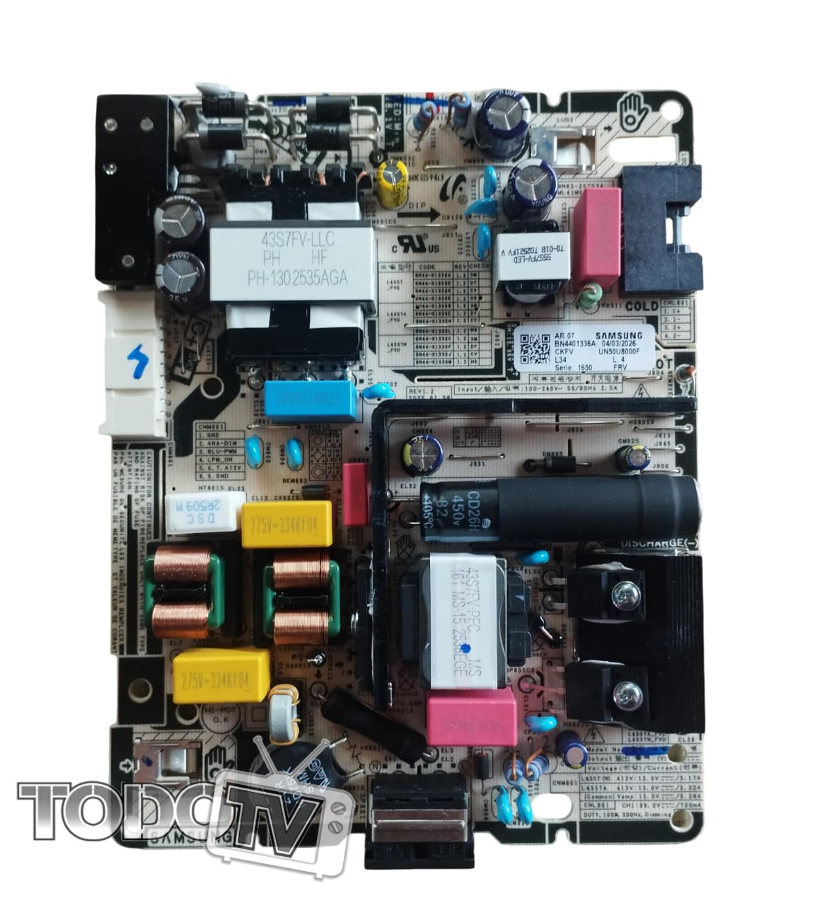 Fuente Samsung UN50U8000Fgcfv codigo BN44-01336A BN4401336A