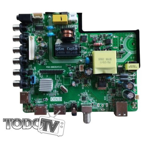 Placa main Kanji TV-32mt002 - codigo P50-3663UV3.0
