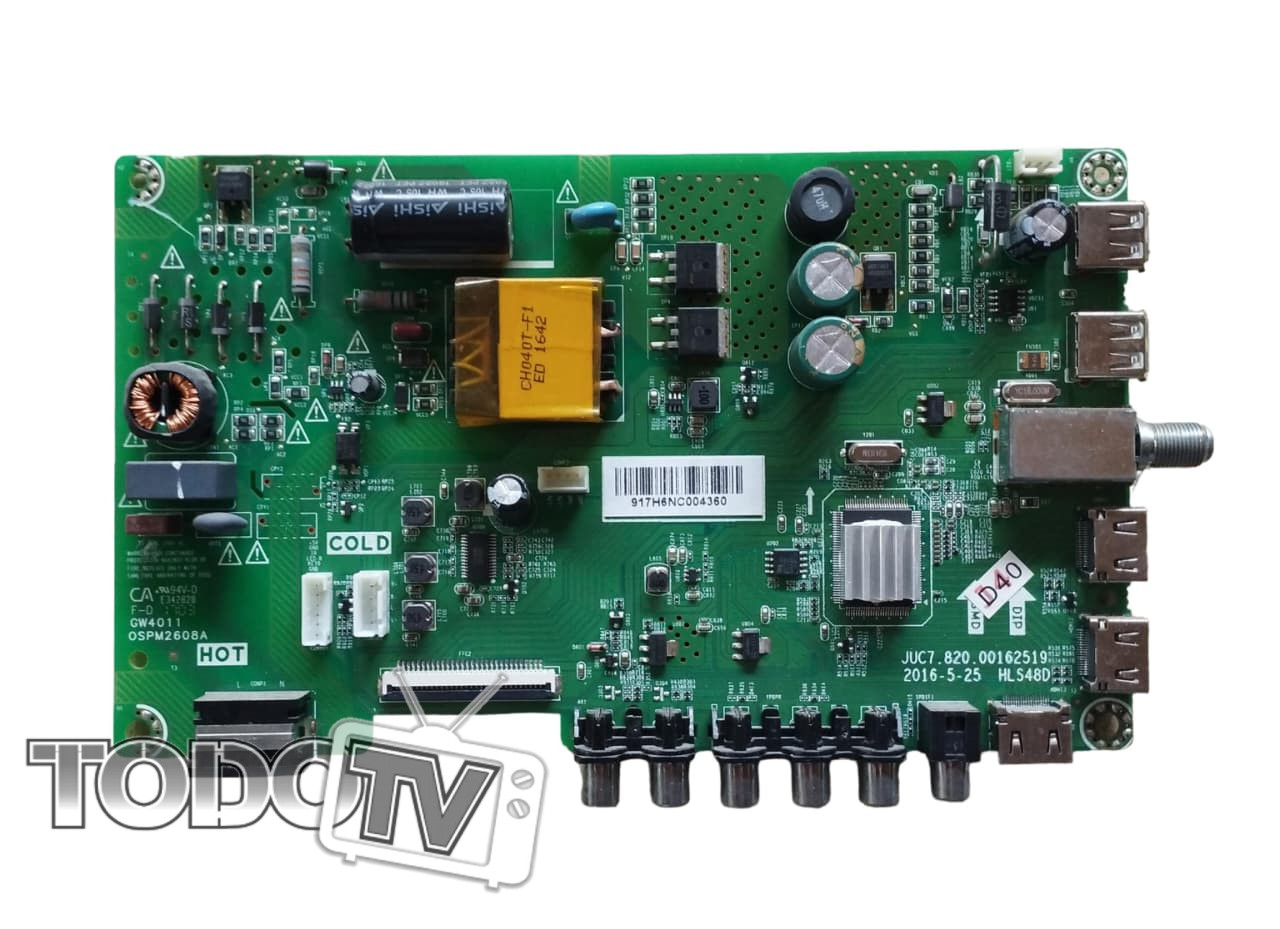 Placa main NEX Led3212tvd - codigo JUC7.820.00162519 HLS48D