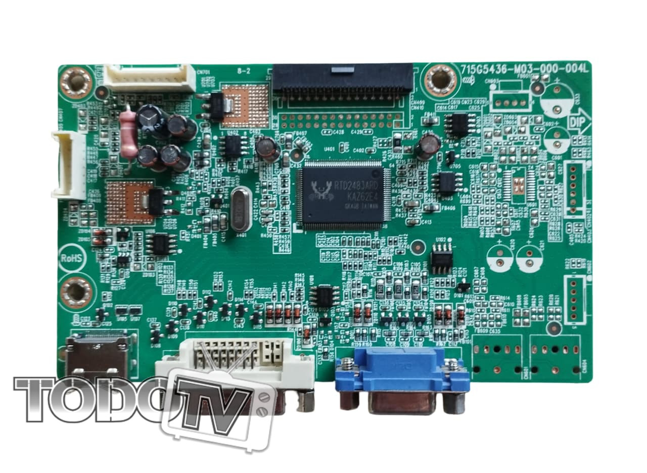 Placa main monitor Philips 243V5LHSB/55 codigo 715G5436-M03-000-004L