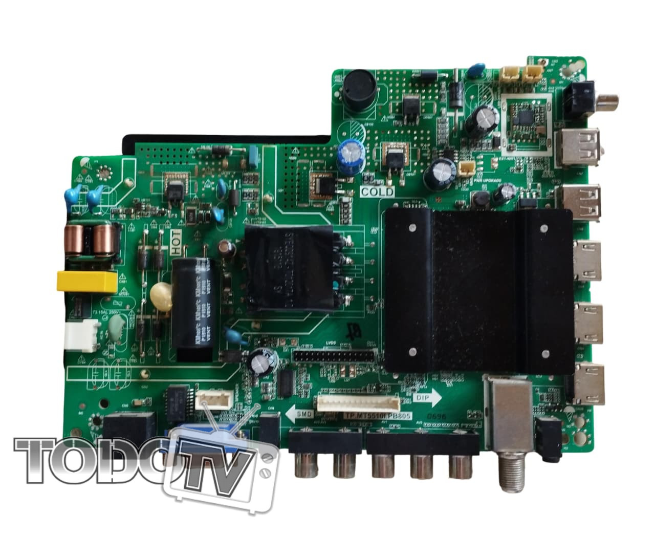 Placa main Crown Mustang CM-LS32TS codigo TP.MT5510I.PB805
