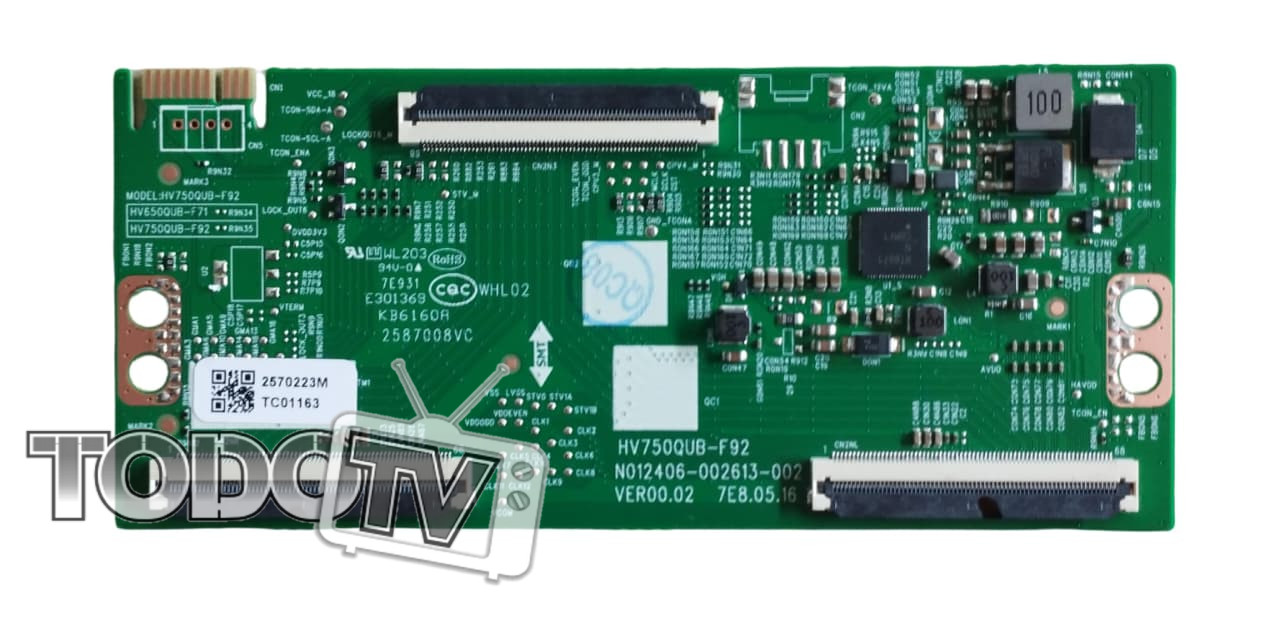 Placa Tcom HV750QUB-F92 N012406-002613-002 VER00.02 (box25)