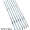 Kit tira led para: | Hisense Hle4317rtf | Bgh Ble4317rtf | ATENCION hisense hle4317rtu comparar conector tiras | Nuevas! (T248)