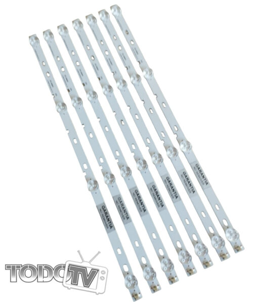 Kit tira led para: | Hisense Hle4317rtf | Bgh Ble4317rtf | ATENCION hisense hle4317rtu comparar conector tiras | Nuevas! (T248)