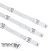 <b style="color: #050505"> REEMPLAZO </b> Tiras Led Noblex DK50X7500 DK50X6500 DK50X6550 – PHILCO PLD50US22A Pld50us21a Pld50hs2250  - Sansei Tds2150ui Tds2250ui JVC Lt50da7125 - Hisense 50a64gsv 50a641gsv 50a64h - Ashima As50us21- Tedge Te50us21 Ths Th5021uh6 Bgh B5021uh6a TopHouse Th5021uh6 <b style="color: #050505"> para Adaptar , leer descripcion </b> (3 tiras t175)) - Imagen 2