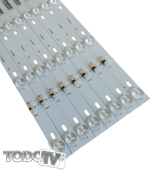 Kit tiras led para: | Telefunken TKLE4918rtux | Top House UDL49MK662LN | (comparar para Kodak 55vs1200) | Nuevas! (T245)*