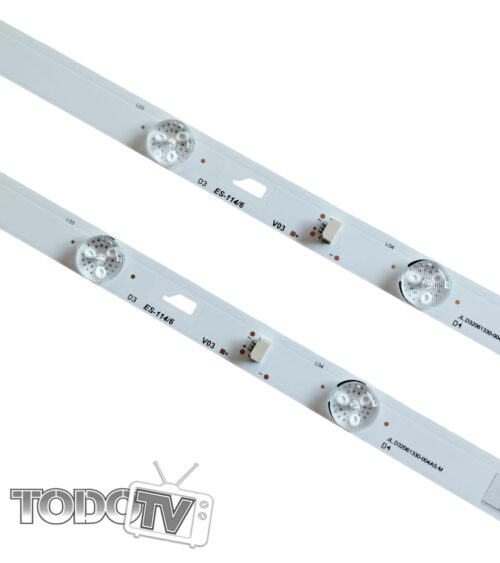 Kit tiras led para: | DAEWOO DWLED-32HDSG2 | HYUNDAI HYLED-32HDSG2 | Nuevas! (T241)