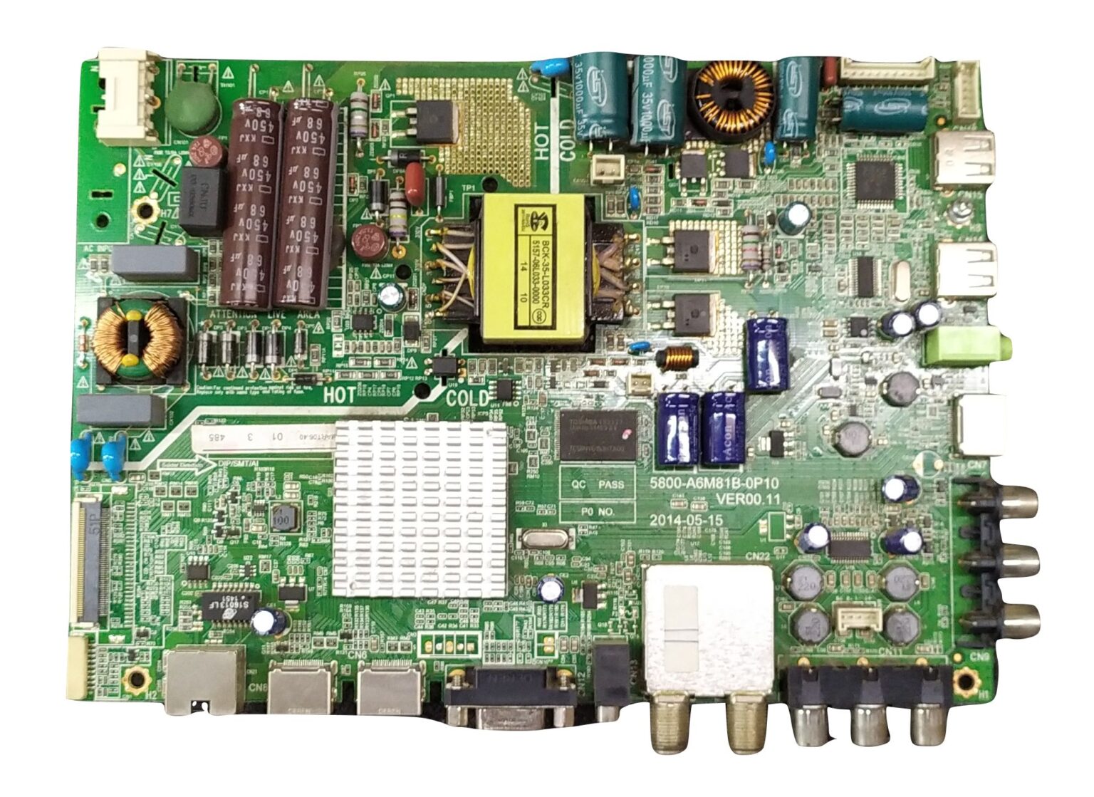 Carte Mère (Main Board) Pour Téléviseur Seiki LC24G82 - Réf. 1204H0650A H - Testée Fonctionnelle - Occasion